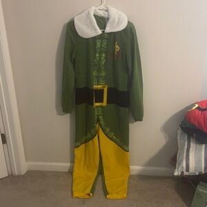 Teen Green and Yellow Elf Costume